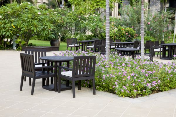 Courtyard Landscaping in Collierville