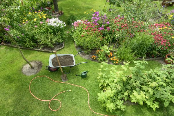 Flower Bed Construction in Collierville