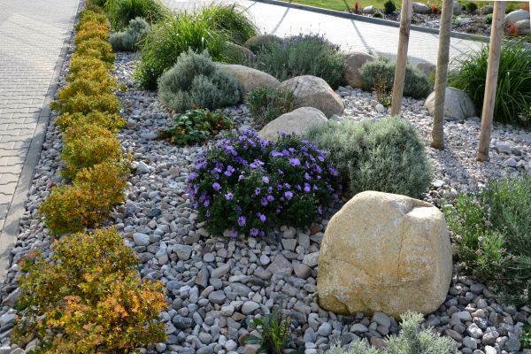Decorative Rock Installation in Collierville