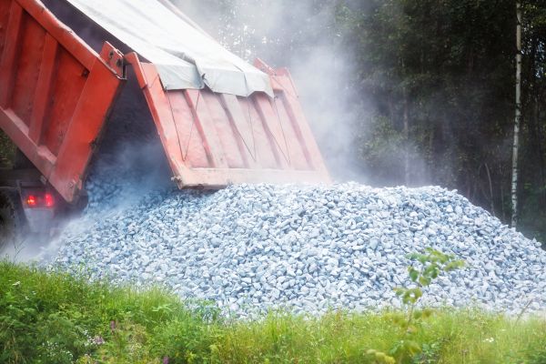 Limestone Gravel Delivery in Collierville